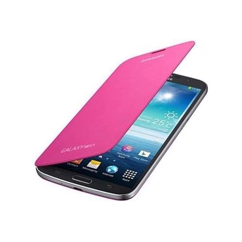 OUTLET Samsung i9200 Galaxy Mega Flip Cover Orjinal Kılıf - Pembe (BU ÜRÜN OUTLETTİR)