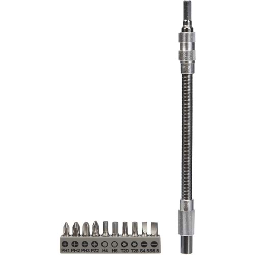 Bosch 10 Parça Vidalama ve (20 cm) Uzatma Adaptörü 6035822A15(BU ÜRÜN OUTLETTİR)