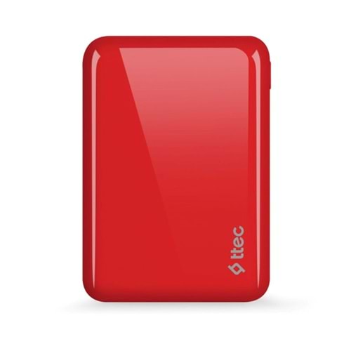 OUTLET Ttec ReCharger S 2A Powerbank 10000 mAh Kırmızı - 2BB174K OUTLET