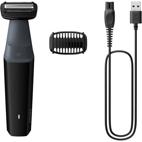 OUTLET Philips Vücut Bakım 3000 Serisi Duşa Uygun, Hassas Bölge ve Vücut Tıraş Makinesi - BG3017/01 OUTLET