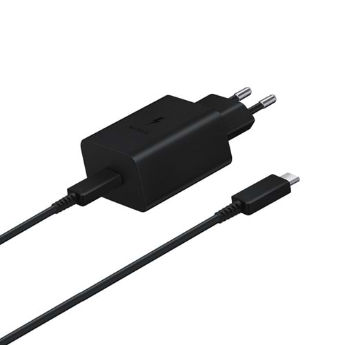 OUTLET Samsung EP-T1510 PD 15W Şarj & 3A 1m Type-C to Type-C Kablo Siyah EP-T1510XBEGWW (Samsung Türkiye Garantili) OUTLET