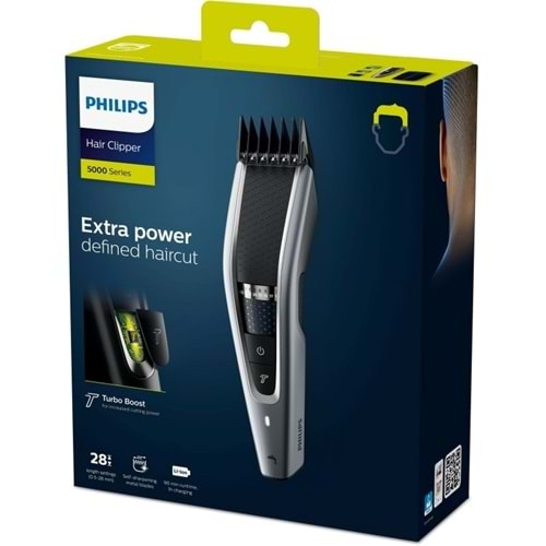 OUTLET Philips HC5630/15 Hair Clipper 5000 Series Yıkanabilir Saç Kesme Makinesi OUTLET