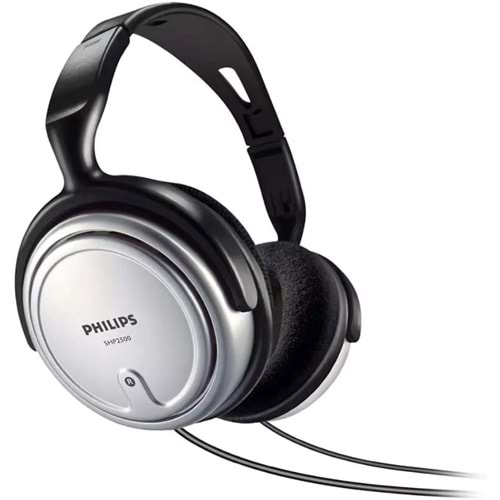 OUTLET Philips SHP2500/10 Siyah Kablolu TV Kulaklığı 6 metre kablolu OUTLET