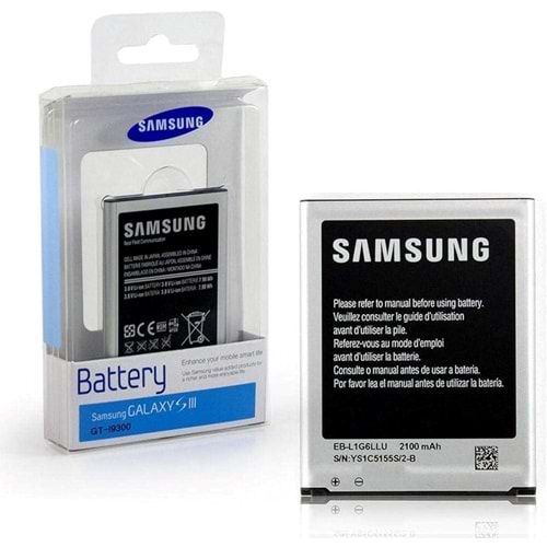 OUTLET Samsung i9300 Galaxy S3 Orjinal Batarya EB-L1G6LLUCSTD OUTLET