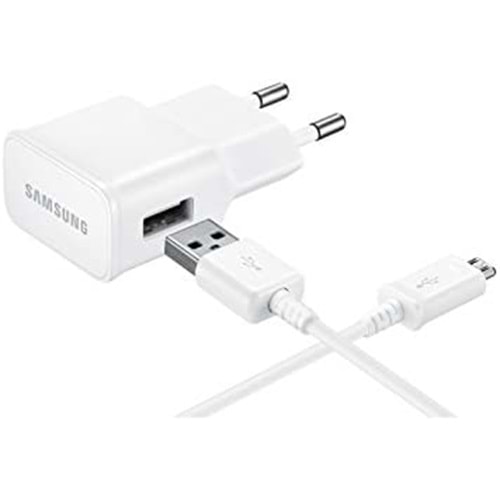 OUTLET Samsung Orjinal Micro USB Ev Şarj Aleti - Beyaz EP-TA12EWEUGWW OUTLET