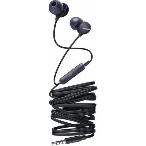 Philips SHE2405BK UpBeat Kulakiçi Mikrofonlu Kulaklık Siyah