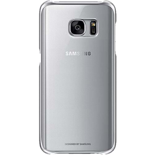 Samsung Galaxy S7 Clear Back Cover Orjinal Kılıf - Gümüş EF-QG930CSEGWW