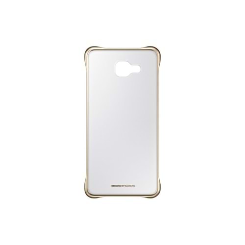 Samsung A710F Galaxy A7 (2016) Clear Back Cover Orjinal Kılıf - Altın EF-QA710CFEGWW