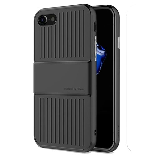 Baseus Apple iPhone 7 / 8 / SE Travel Series Case Kılıf - Siyah
