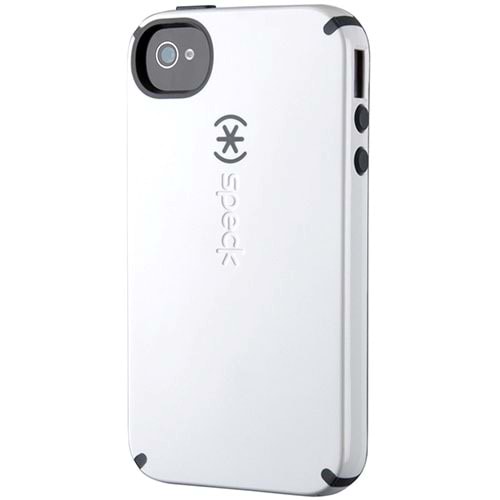 Speck CandyShell iPhone 4/4S Sert Kılıf Beyaz -Siyah SPK-A1244