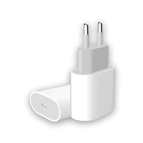 PDAteknoloji 20W USB-C Şarj Adaptörü Beyaz (3 Yıl Garantili) SPS-15