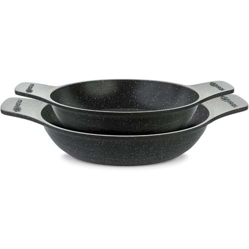 Thermoad 2'li Granit Döküm Güveç Sahan Seti 20-22cm