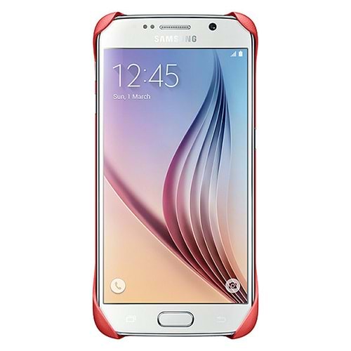 Samsung Galaxy S6 Protective Cover Orjinal - Kırmızı EF-YG920BPEGWW