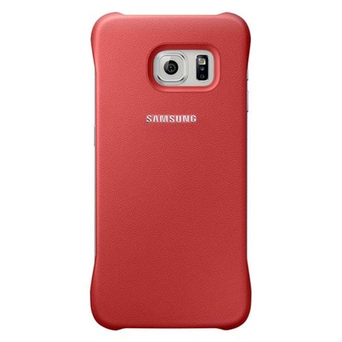 Samsung Galaxy S6 Edge Protective Cover Orjinal - Kırmızı EF-YG925BPE(Outlet)