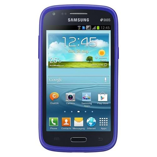 Samsung i8260 Galaxy Core Orjinal Protective Cover Kılıf Lacivert - EF-PI826BLEGWW
