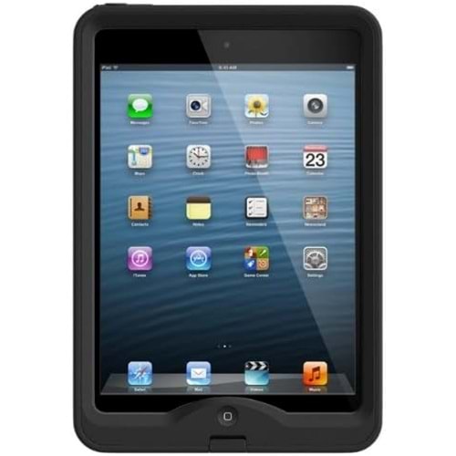 Apple iPad Mini ile Uyumlu LifeProof Nüüd Ultra Koruma Kılıfı - Siyah