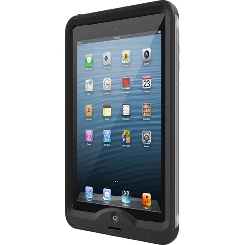 Apple iPad Mini ile Uyumlu LifeProof Nüüd Ultra Koruma Kılıfı - Siyah