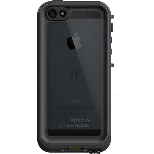 Apple iPhone SE/5S/5 LifeProof Nüüd Ultra Koruma Kılıfı - Siyah (BU ÜRÜN OUTLETTİR)