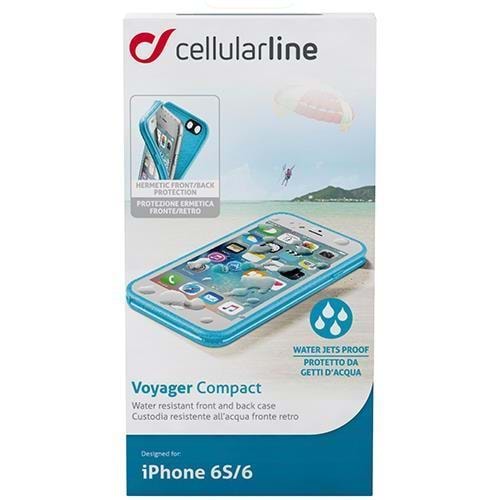 Cellular Line Suya Dayanıklı Voyager Compact Kılıf Apple iPhone 6/6S - Mavi