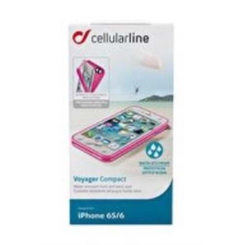 Cellular Line Suya Dayanıklı Voyager Compact Kılıf Apple iPhone 6/6S - Pembe