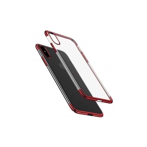Baseus Apple iPhone X Glitter Case - Kırmızı
