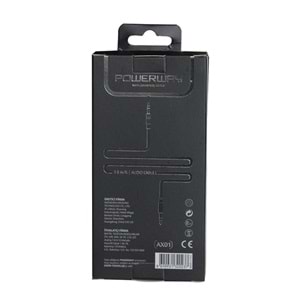 Powerway Aux Kablosu Siyah AX01