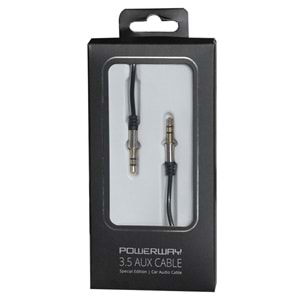 Powerway Aux Kablosu Siyah AX01