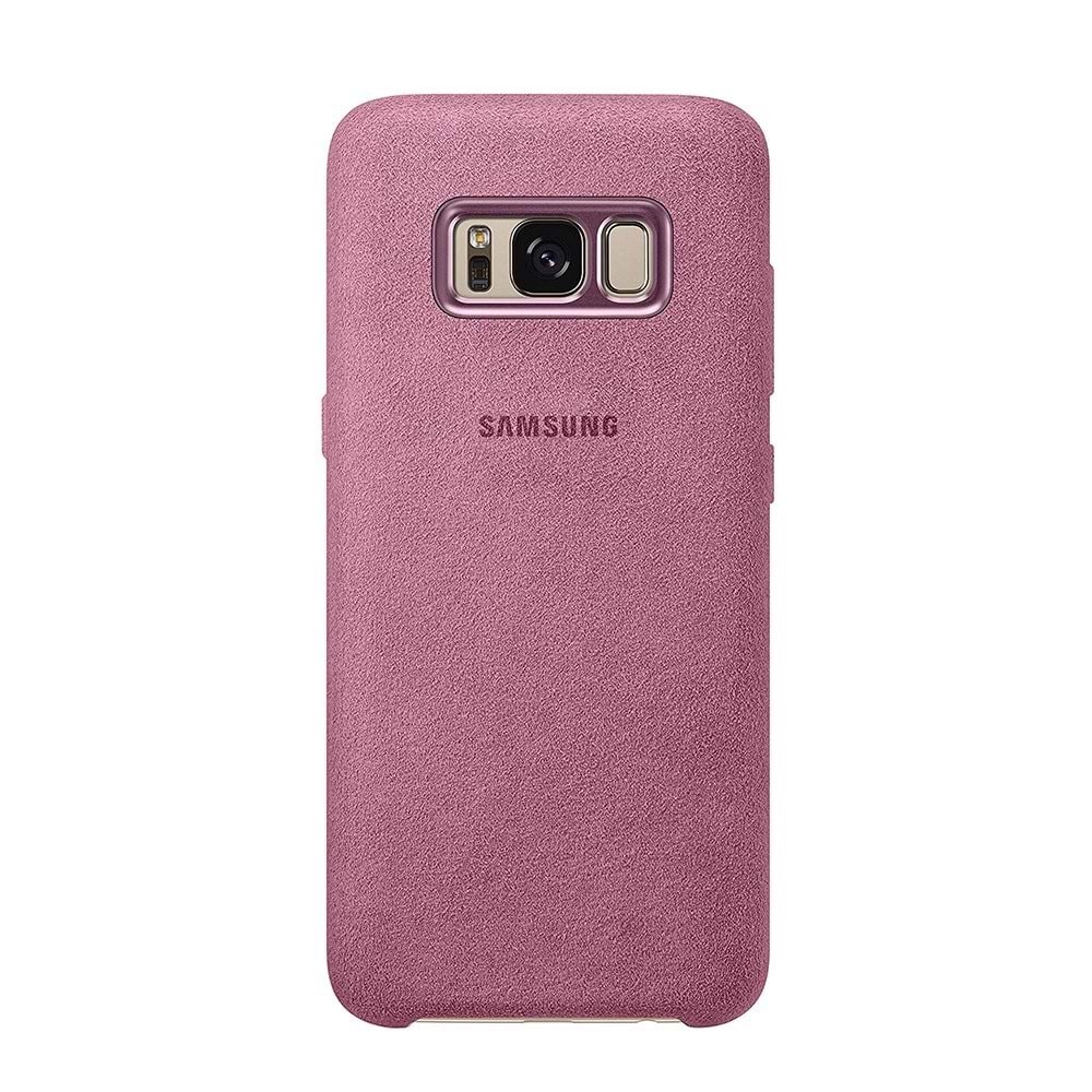Samsung Galaxy S8 Orjinal Alacantara Cover - Pembe - EF-XG950APEGWW (BU ÜRÜN OUTLETTİR )