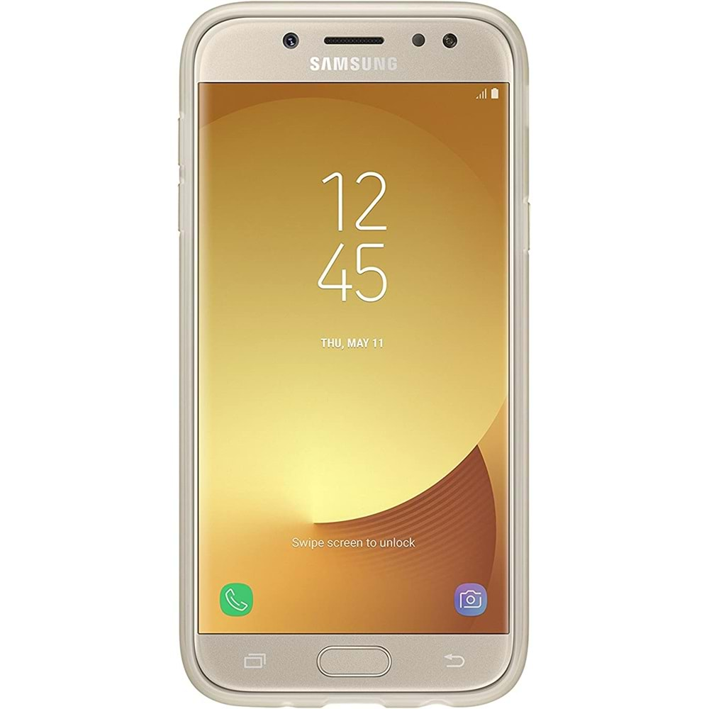 Samsung Galaxy J5 2017 Orjinal Jelly Silikon Kılıf - Gold