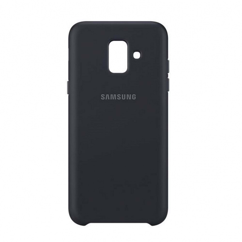 Samsung Galaxy A6 2018 Orjinal Dual Layer Sert Kılıf - Siyah