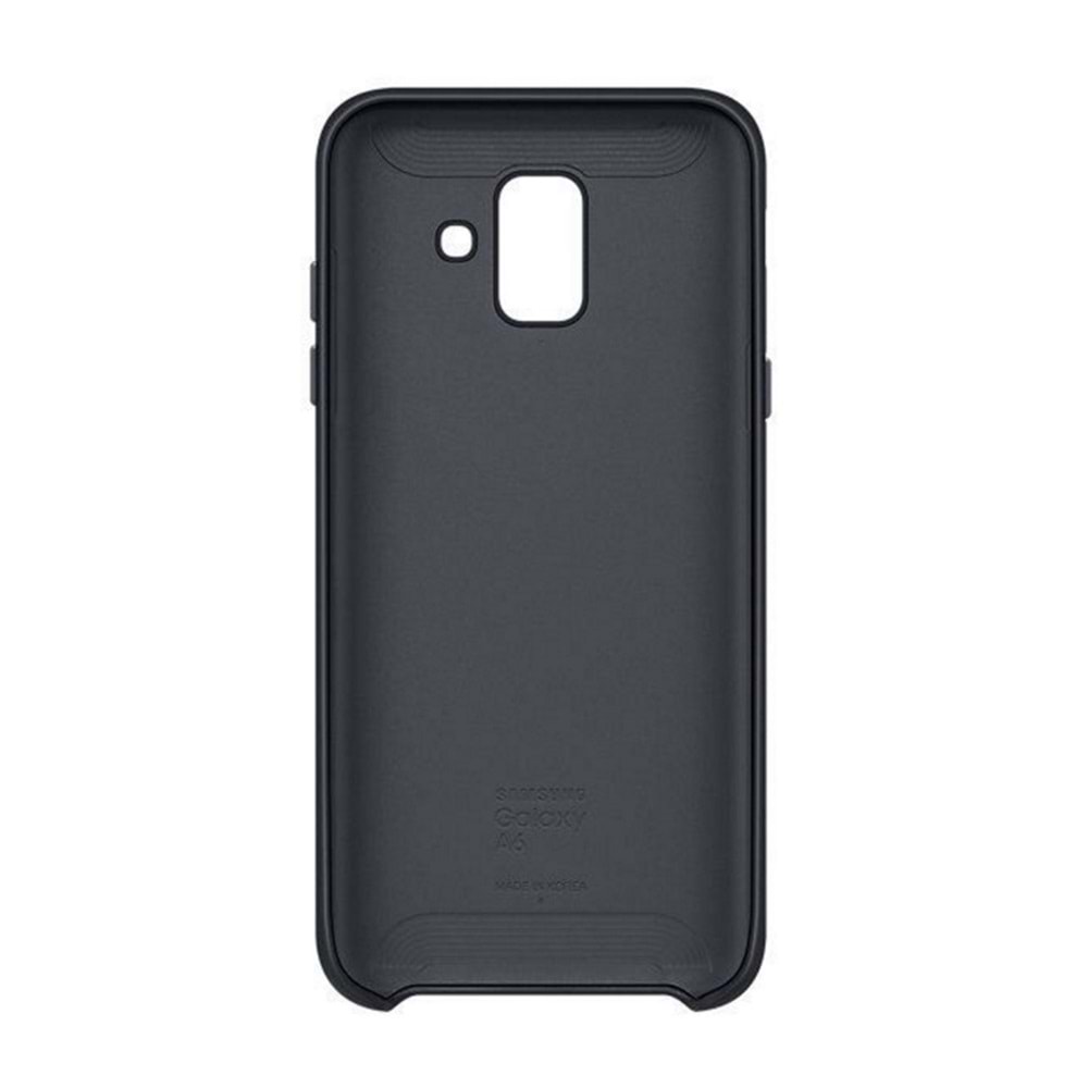 Samsung Galaxy A6 2018 Orjinal Dual Layer Sert Kılıf - Siyah