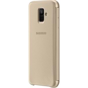 Samsung Galaxy A6 2018 Wallet Cover Orjinal Kılıf - Gold EF-WA600CFEGWW(Outlet)