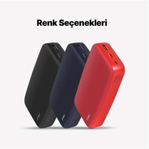 Ttec ChargeUp 20.000 mAh Taşınabilir Hızlı Şarj Aleti/Powerbank Siyah 2BB210S