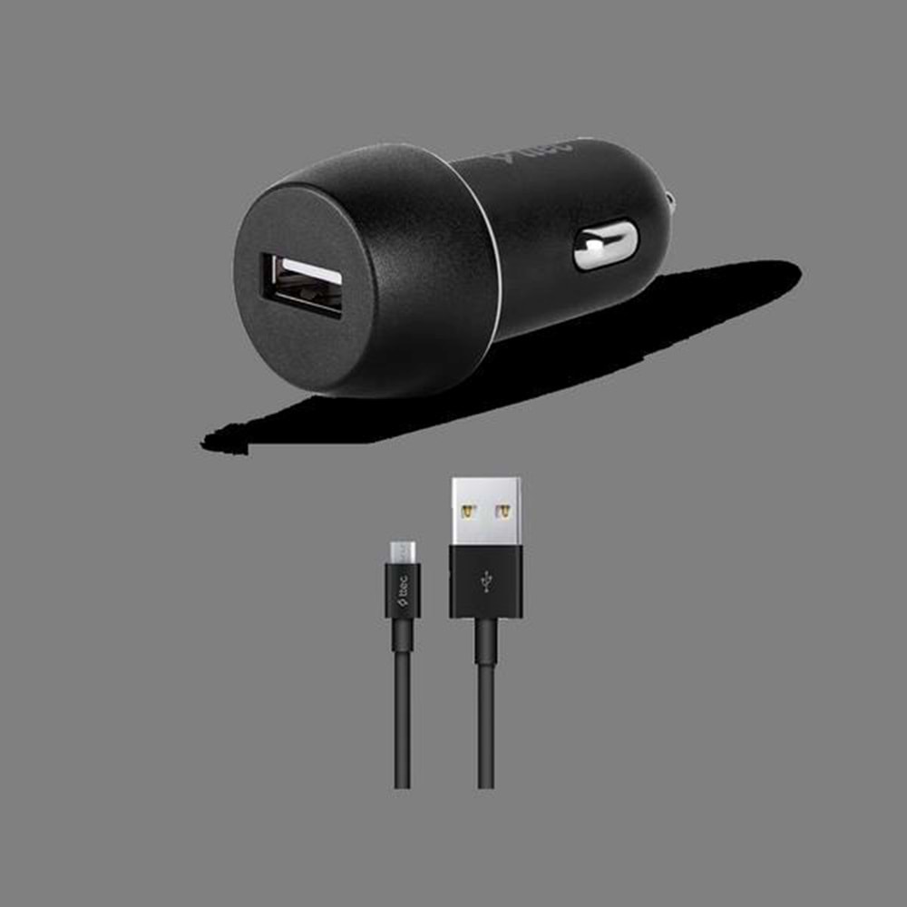 Ttec AkıllıŞarjCihazı 2.1A Araç Şarj Aleti ve Micro USB Kablo Siyah - 2CKS20MS