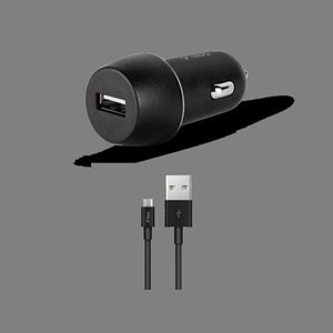 Ttec AkıllıŞarjCihazı 2.1A Araç Şarj Aleti ve Micro USB Kablo Siyah - 2CKS20MS