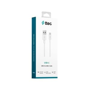 Ttec USB-A to Type-C 2.0 5A Süper Hızlı Şarj Kablosu 2DK35B