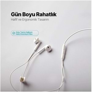 Ttec Rio 2 USB-C Stereo Mikrofonlu Kulakiçi Kulaklık Beyaz 2KMM14B