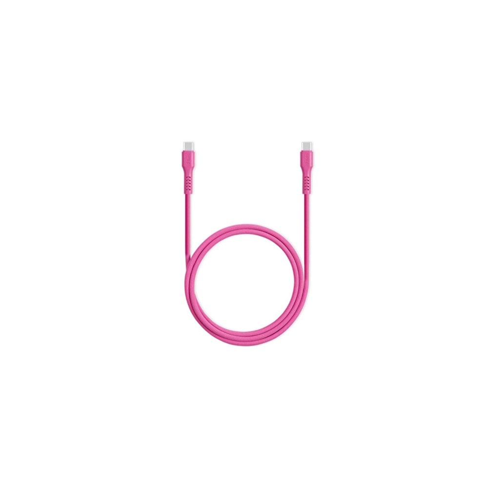 Ttec Special COLLECTION SmartCharger Pro GAN 20W PD Seyahat Hızlı Şarj Aleti + USB-C - USB-C 3A Kablo 1.2m Neon Pembe 2SCG20CNP (3 yıl garantili)