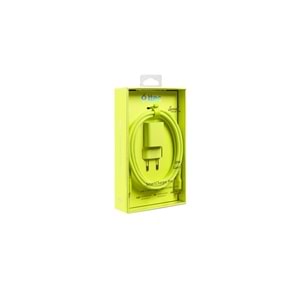 Ttec Special COLLECTION SmartCharger Pro GAN 20W PD Seyahat Hızlı Şarj Aleti + USB-C - USB-C 3A Kablo 1.2m Neon Sarı 2SCG20CNS (3 yıl garantili)