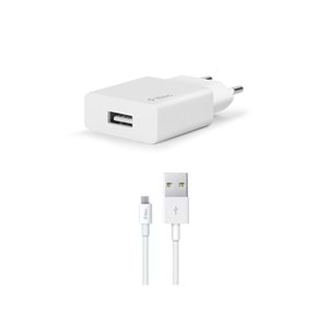 Ttec SmartCharger 2.1A Seyahat Şarj Aleti + Micro USB Kablo 2SCS20MB - Beyaz