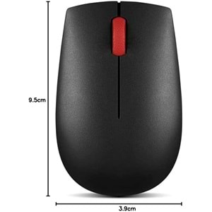 Lenovo Essential Compact Wireless Mouse Siyah 4Y50R20864