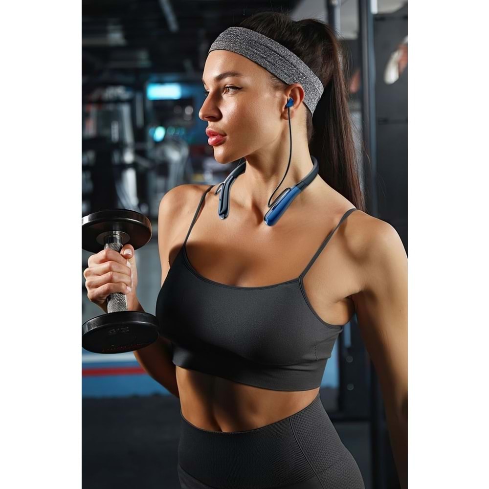 PDAteknoloji AZ-BN05 Boyun Askılı Bluetooth Kulaklık (400mah, 60 saat bekleme)