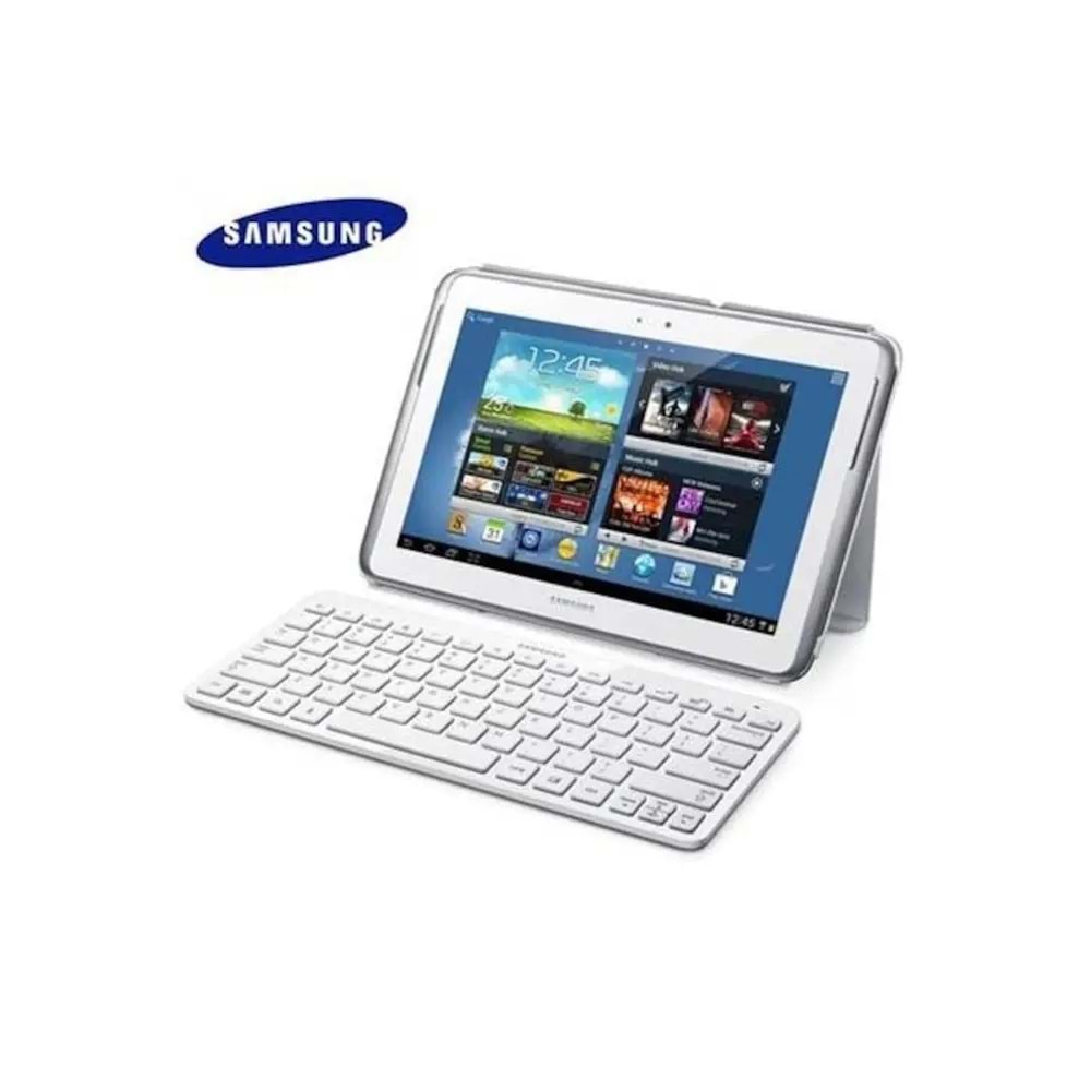 Samsung Kablosuz Bluetooth Türkçe Q Klavye Beyaz BKB-10TRWEGTUR (BU ÜRÜN OUTLETTİR)