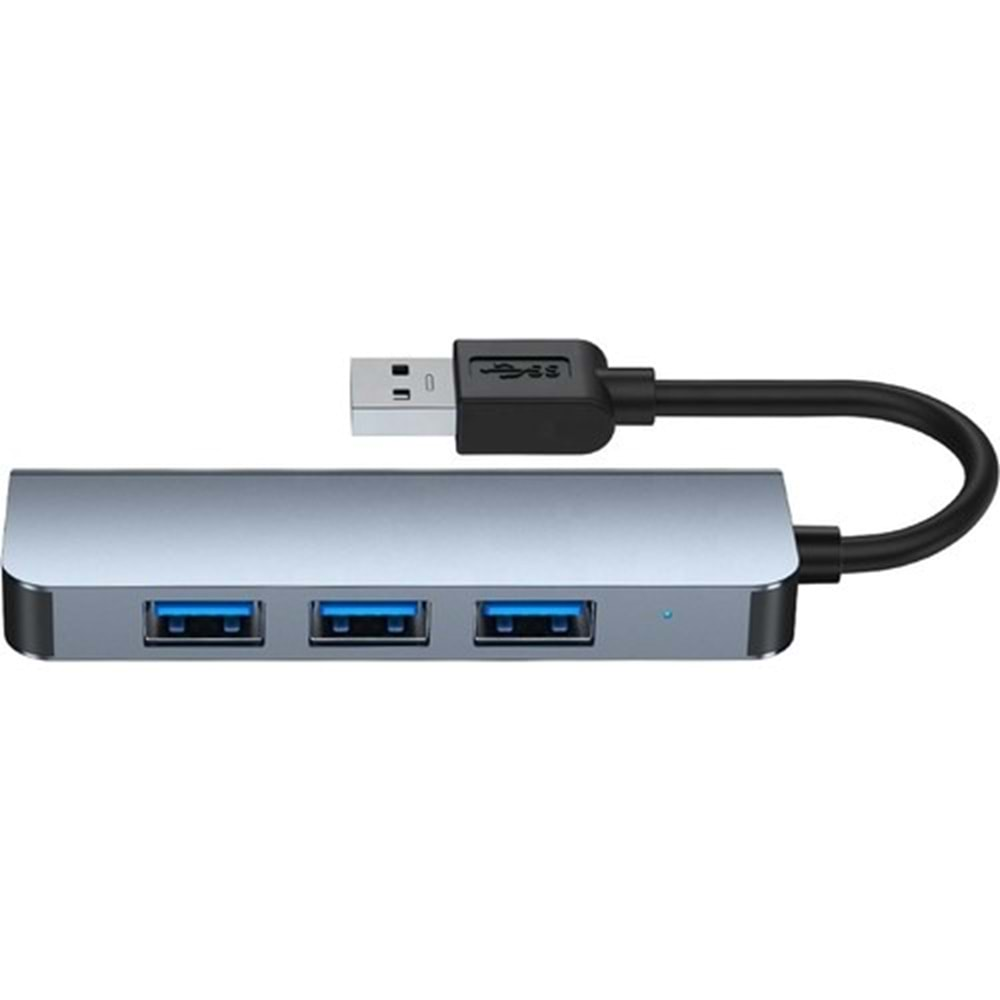 PDAteknoloji 4 In 1 USB 3.0 Hub Alüminyum Gövde USB Çoklayıcı Hub BYL-2013U