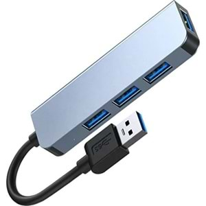 PDAteknoloji 4 In 1 USB 3.0 Hub Alüminyum Gövde USB Çoklayıcı Hub BYL-2013U