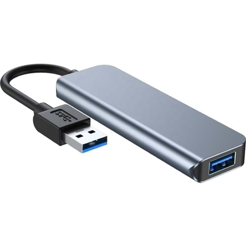 PDAteknoloji 4 In 1 USB 3.0 Hub Alüminyum Gövde USB Çoklayıcı Hub BYL-2013U