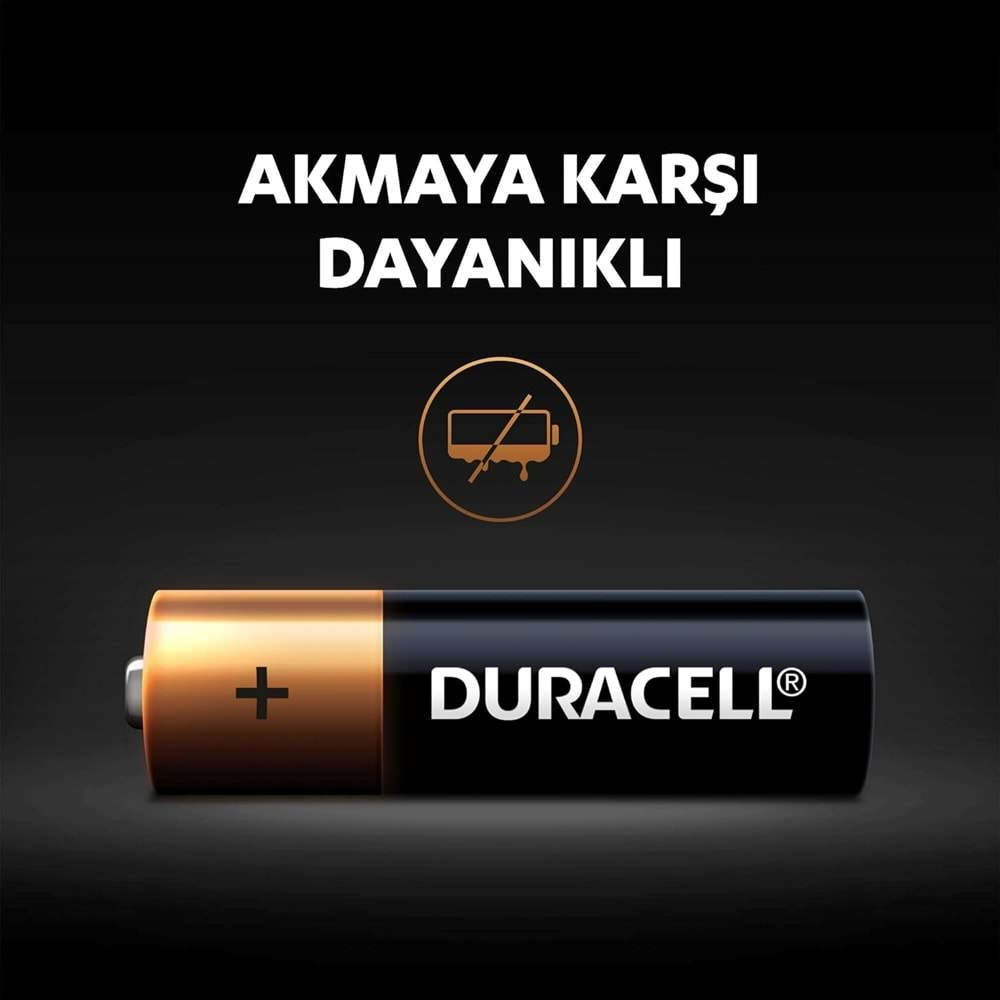 Duracell LR6/MN1500 Kalem Pil 1.5V ALKALİNE AA - 8 Adet