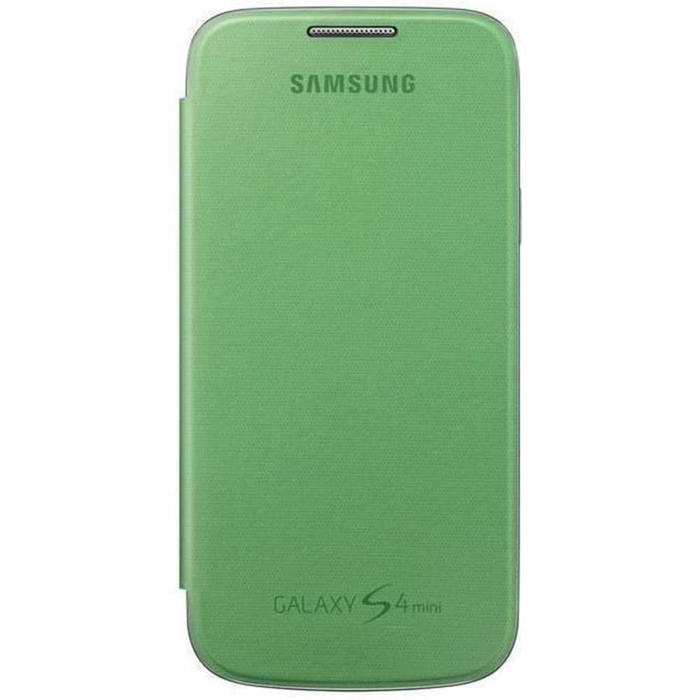 Samsung i9190 Galaxy S4 Mini Orjinal Flip Cover Kılıf - Yeşil EF-FI919BGEGWW