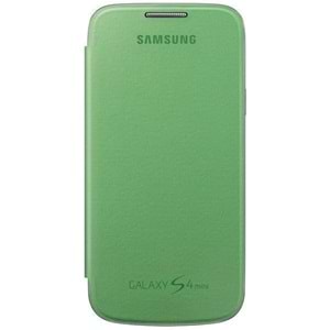 Samsung i9190 Galaxy S4 Mini Orjinal Flip Cover Kılıf - Yeşil EF-FI919BGEGWW