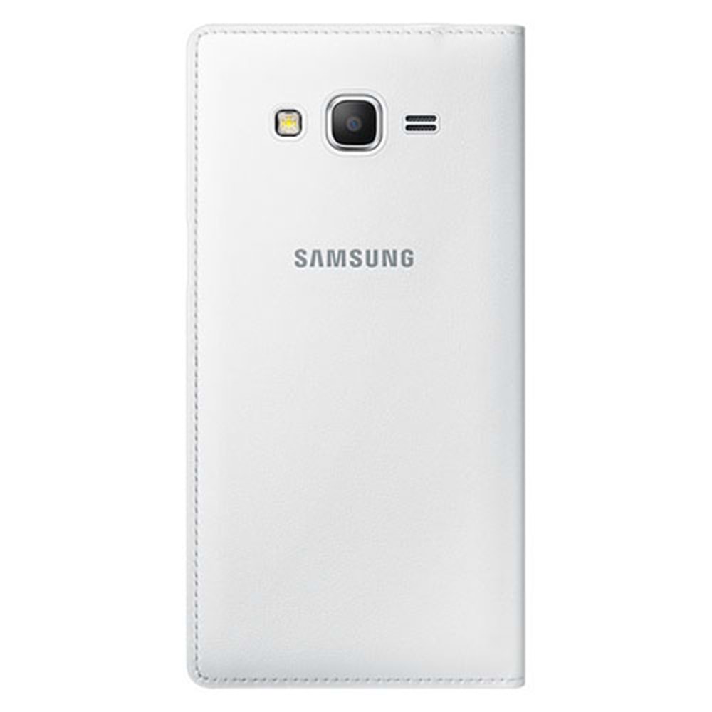 Samsung Galaxy Grand Prime Kılıf Orjinal Flip Wallet - Beyaz EF-WG530BWSEGWW